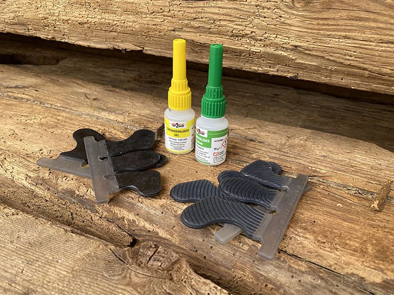 Manchettes à coller Wolf Busch&reg; avec une sélection de colles rapides éprouvées