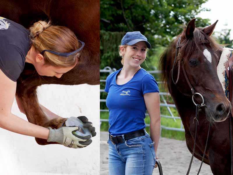 Shelly Huber - professional advice about our alternative hoof protection