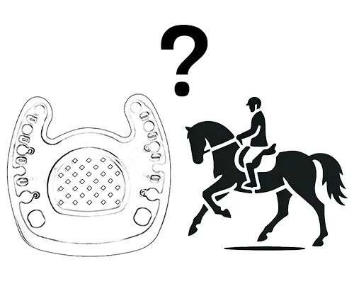 Grande question : Est-ce qu’on peut monter un cheval avec un fer à pince ouverte (cloué ou collé) ?