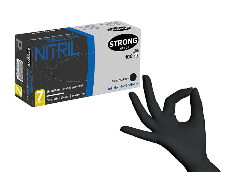 disposable nitrile gloves Shatin STRONGHAND&reg;
