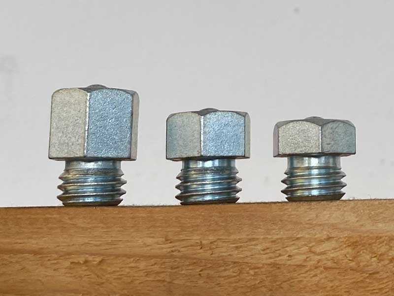 Stud options in different heights
