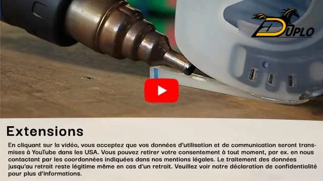 Vidéo : prolongation d'un fer à cheval composite avec des barrettes de soudure en plastique.