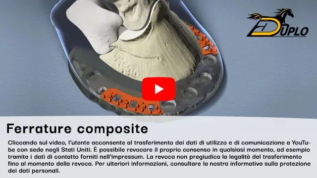 Video: Ferratura composita — la combinazione di ferro e plastica sull'arto equino