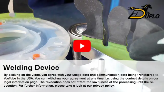 Use of the plastic welding device- video