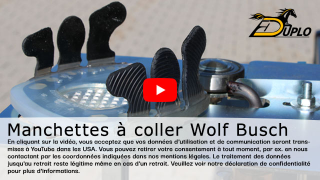 Instruction pas-à-pas: Protection de sabot alternative - le ferrage collé avec un fer composite et des manchettes à coller Wolf Busch&reg; (d'abord RB-Carbon)