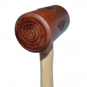 Martello Diamond n°5 con cuoio di bufala (manico in legno)