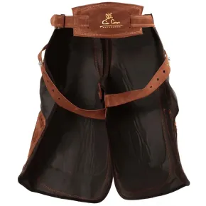 Farrier Apron Con Cuero – Elite (brown / short) – Synthetic Base + Suede