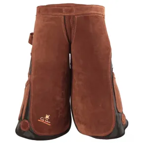 Farrier Apron Con Cuero – Elite (brown / short) – Synthetic Base + Suede