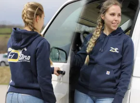 Sweat à capuche Carhartt — idéal pour la mi-saison à l’écurie